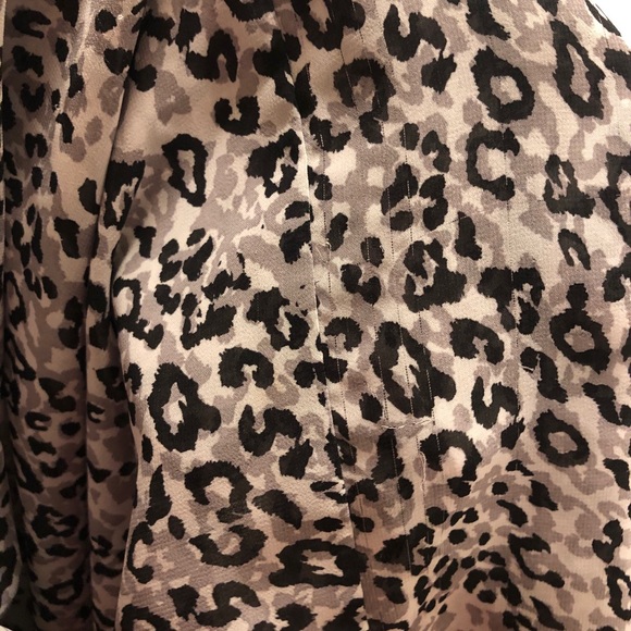 Maurices Sheer Leopard Print Blouse - Picture 5 of 7